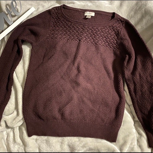 Deep Burgundy / Maroon Loft Sweater - Picture 2 of 4